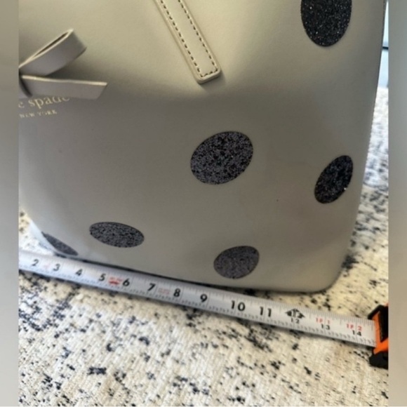 Kate Spade Dewey Street Little Len Glitter
Polka Dot Tote in Gray - Picture 11 of 13